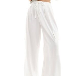 Stradivarius Wide Leg Pants with Flowing Silhouett